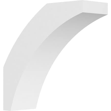 Ekena Millwork 3"W x 10"D x 10"H Standard Thorton Architectural Grade PVC Knee Brace BRCP03X10X10THR